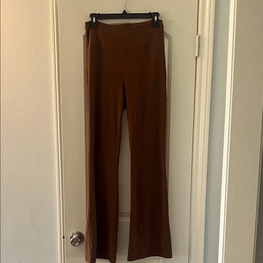 Lululemon Brown Groove Super High Rise Flared Pant